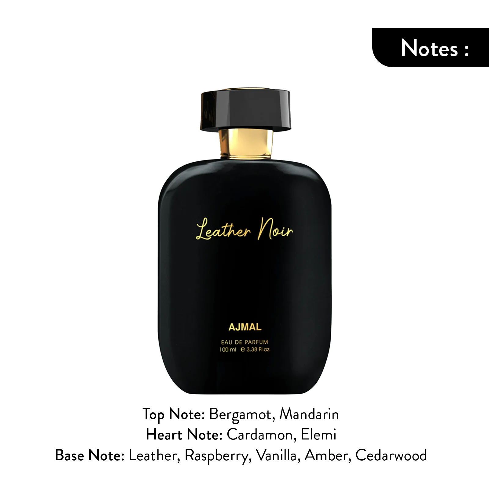 LEATHER-NOIR Perfume 100ML for Men - Image 2