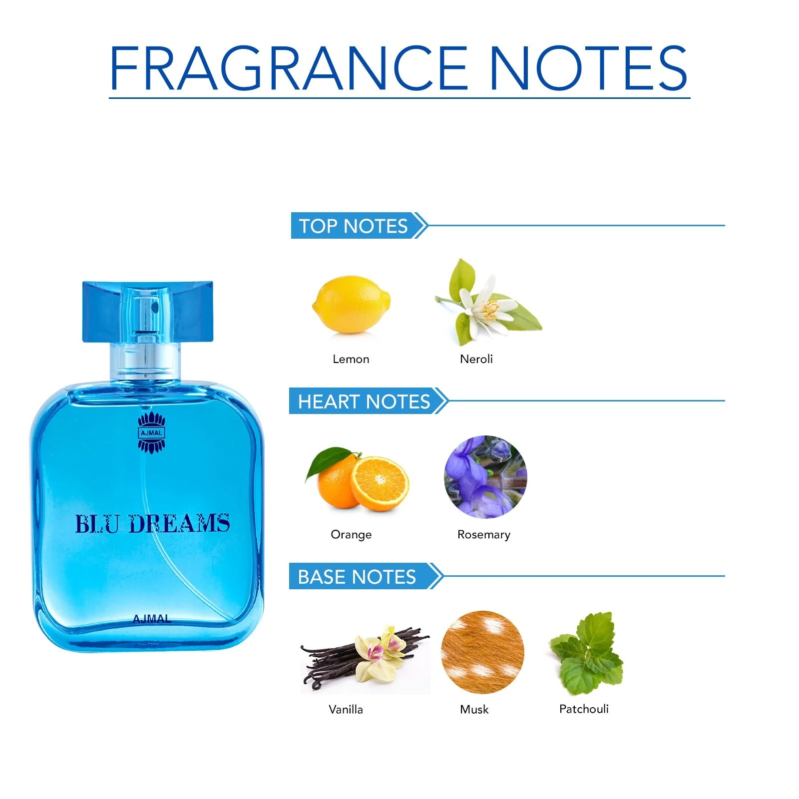 Blu Dreams 100 ML Perfume For Men - Image 3