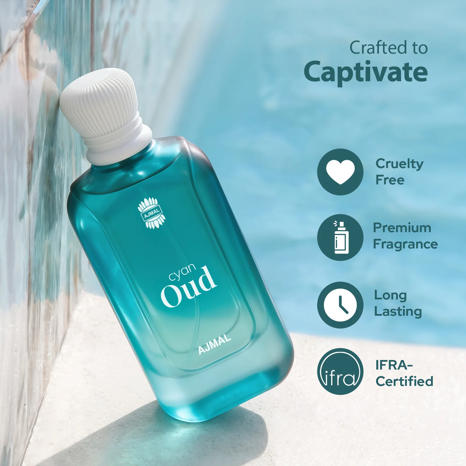 Cyan Oud Perfume 100 ML for Men and Women - Image 6