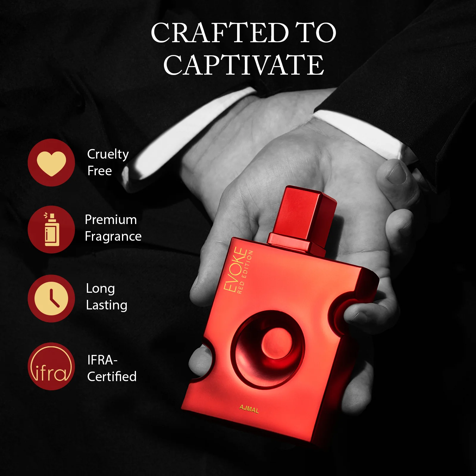 Evoke Red Edition Perfume 90 ML for Men - Image 5