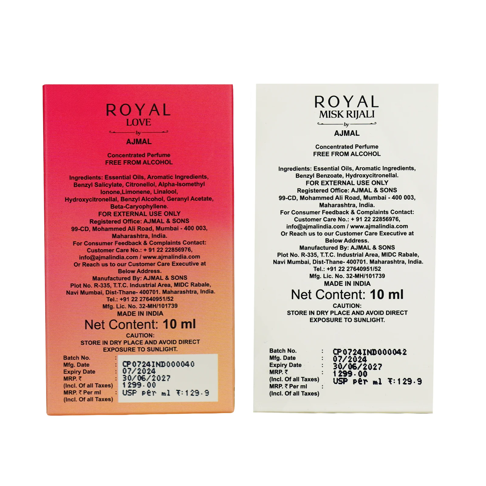 Royal Misk Rijali & Royal Love Attar Pack of 2 - Image 2