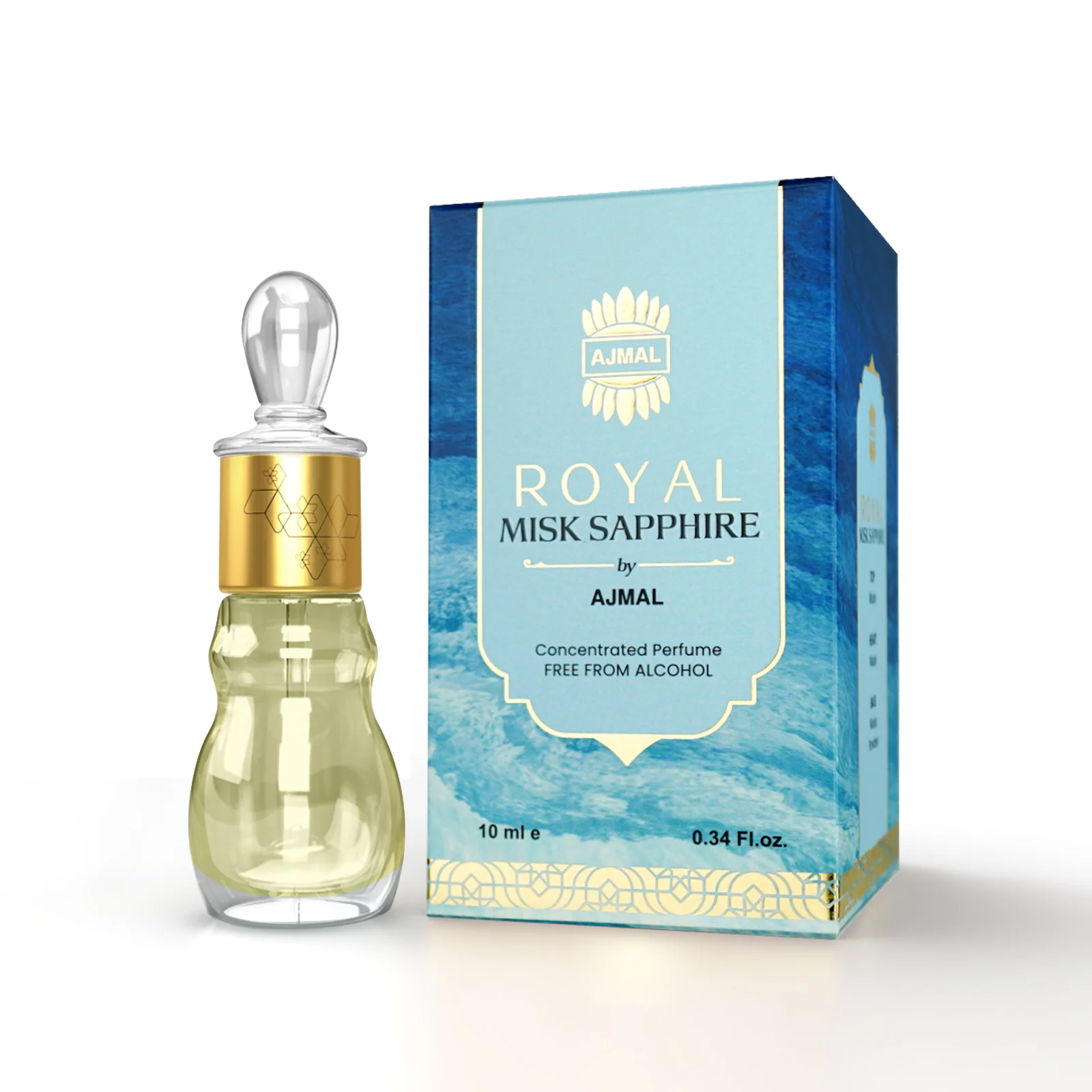 ROYAL-MISK-SAPPHIRE Non-Alcoholic Attar 10ML for Unisex