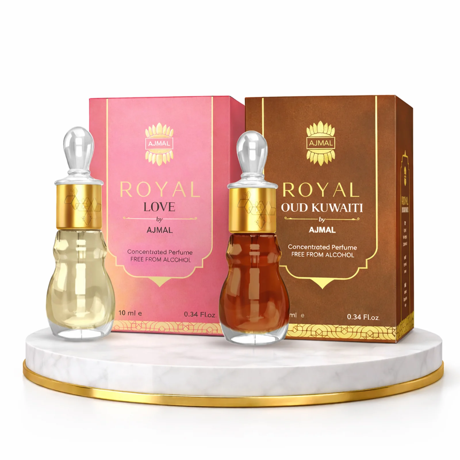 Royal Oud Kuwaiti & Royal Love Attar Pack of 2