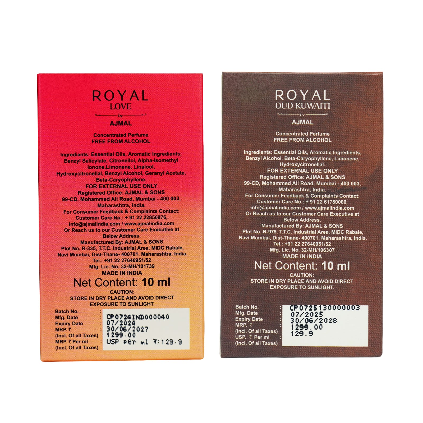 Royal Oud Kuwaiti & Royal Love Attar Pack of 2 - Image 2