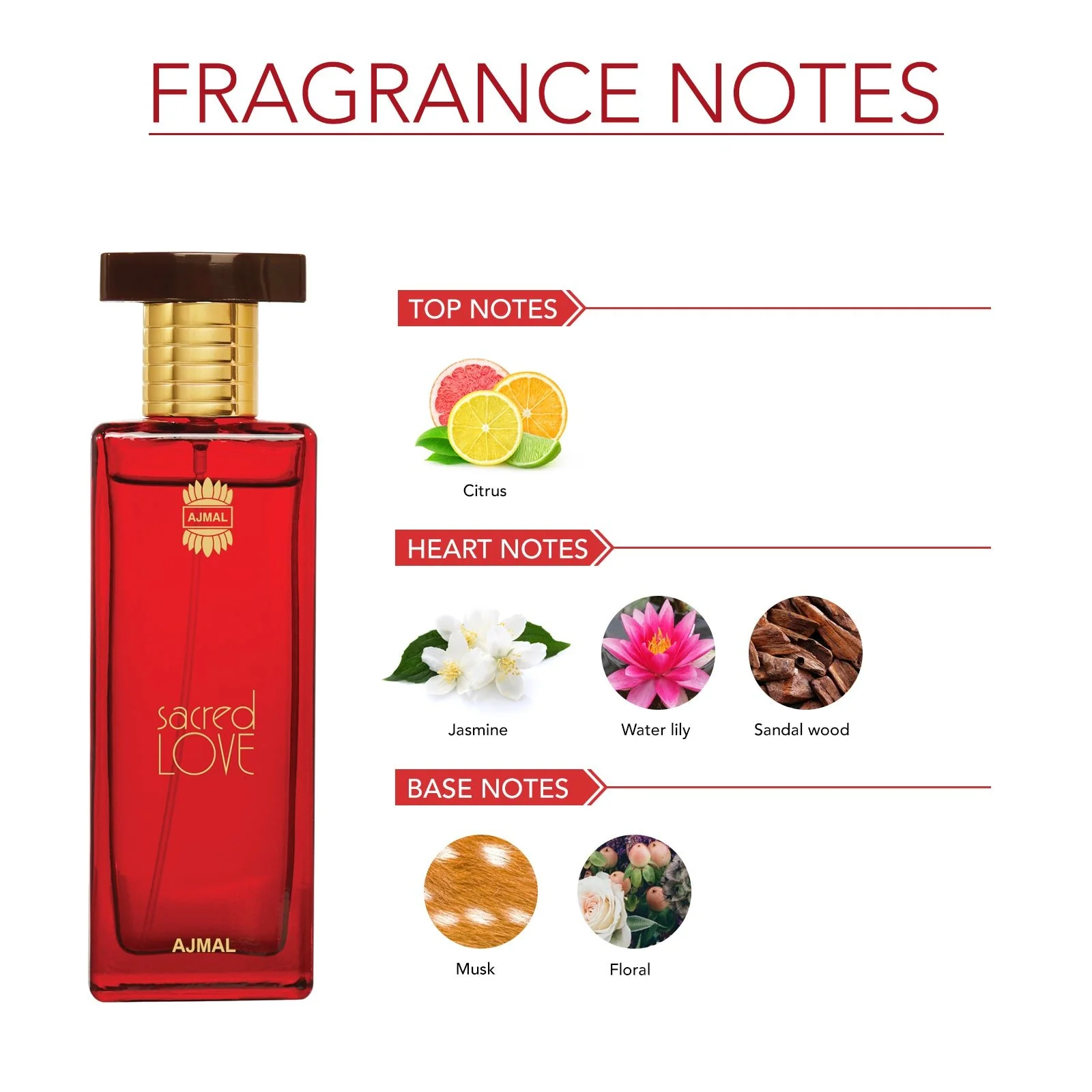 SACRED LOVE Perfume 50ML for Women - Image 2